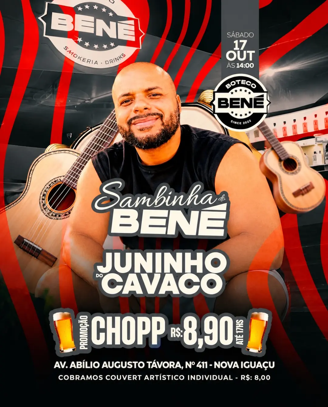 Flyer de Juninho do Cavaco