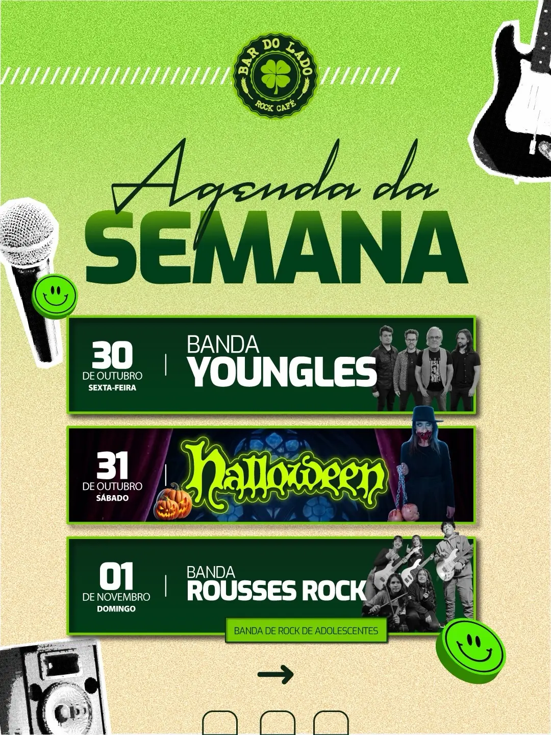 Flyer de Banda Youngles