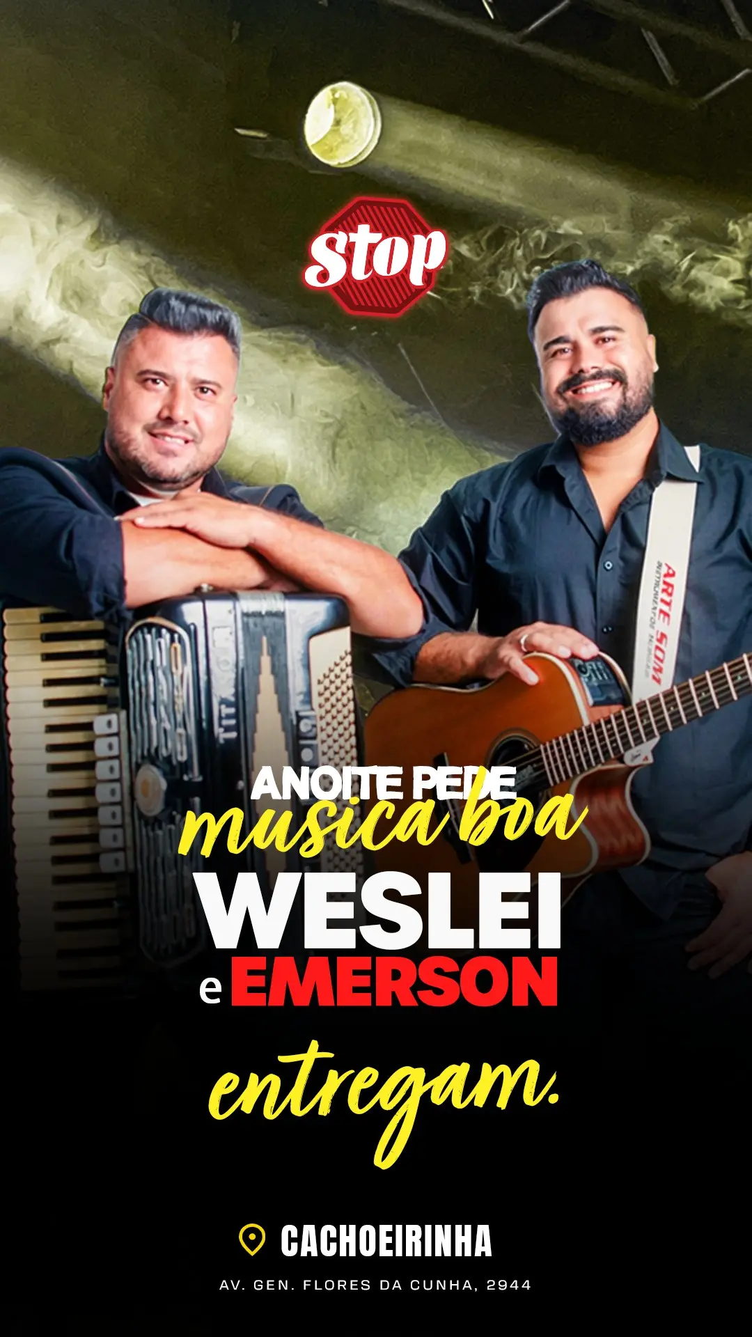 Flyer de Wesley & Emerson