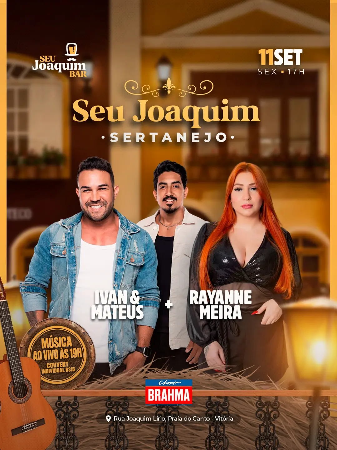 Flyer de Rayanne Meira e Ivan & Mateus