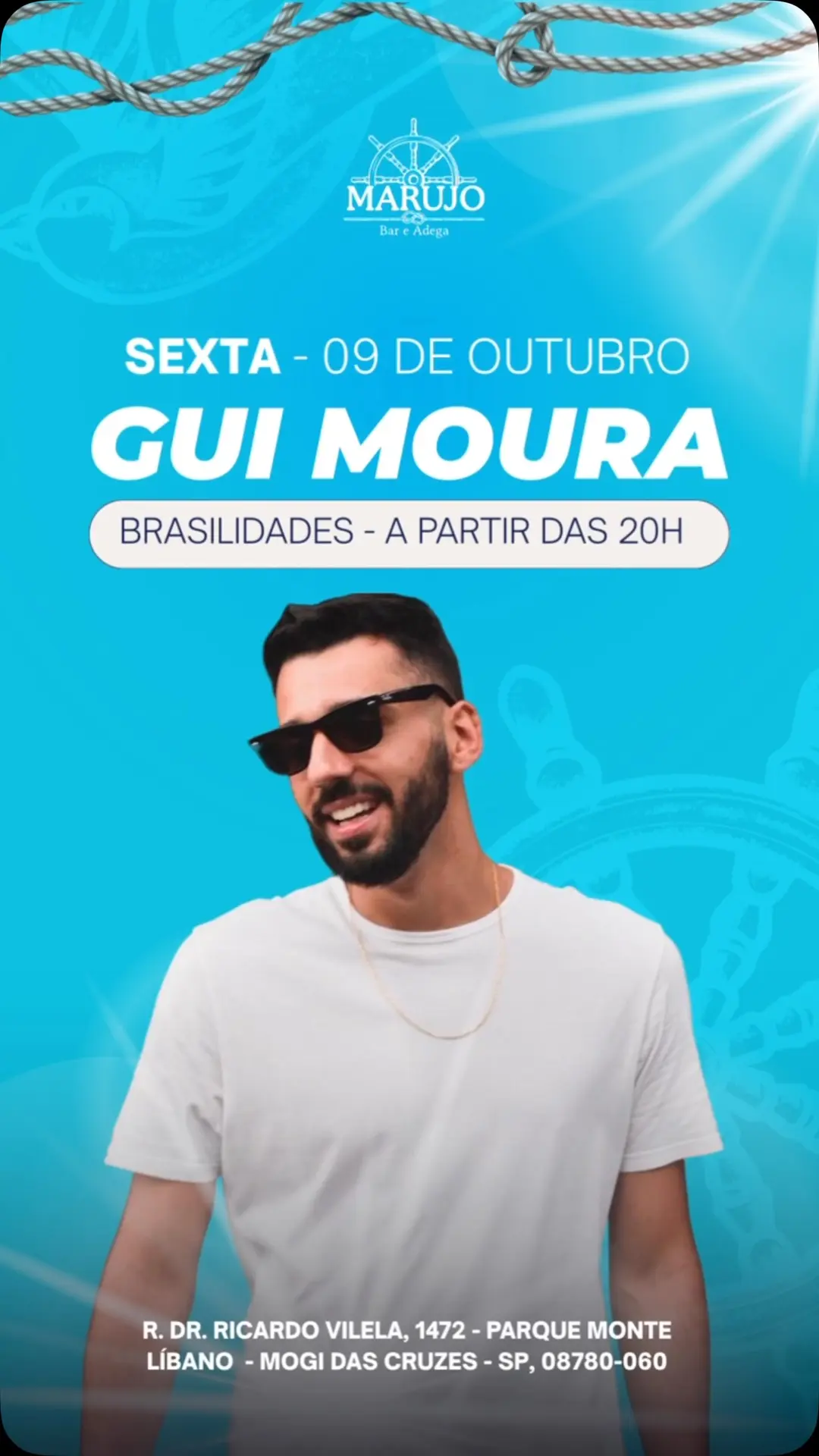 Flyer de Gui Moura