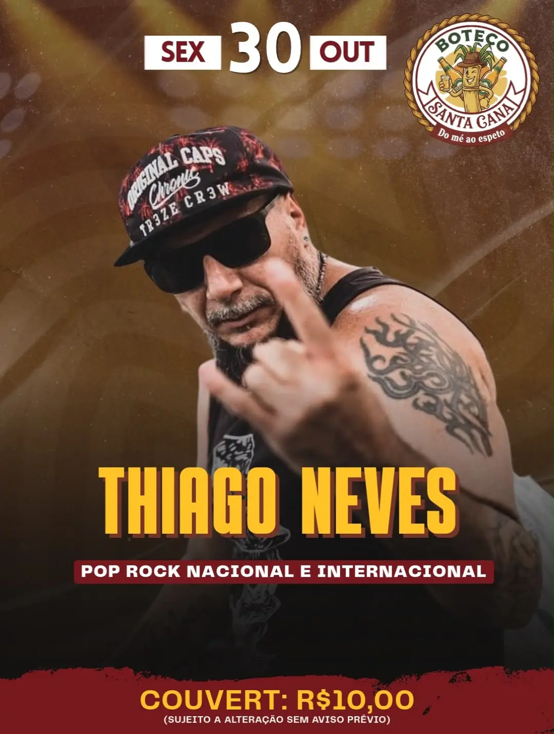 Flyer de Thiago Neves