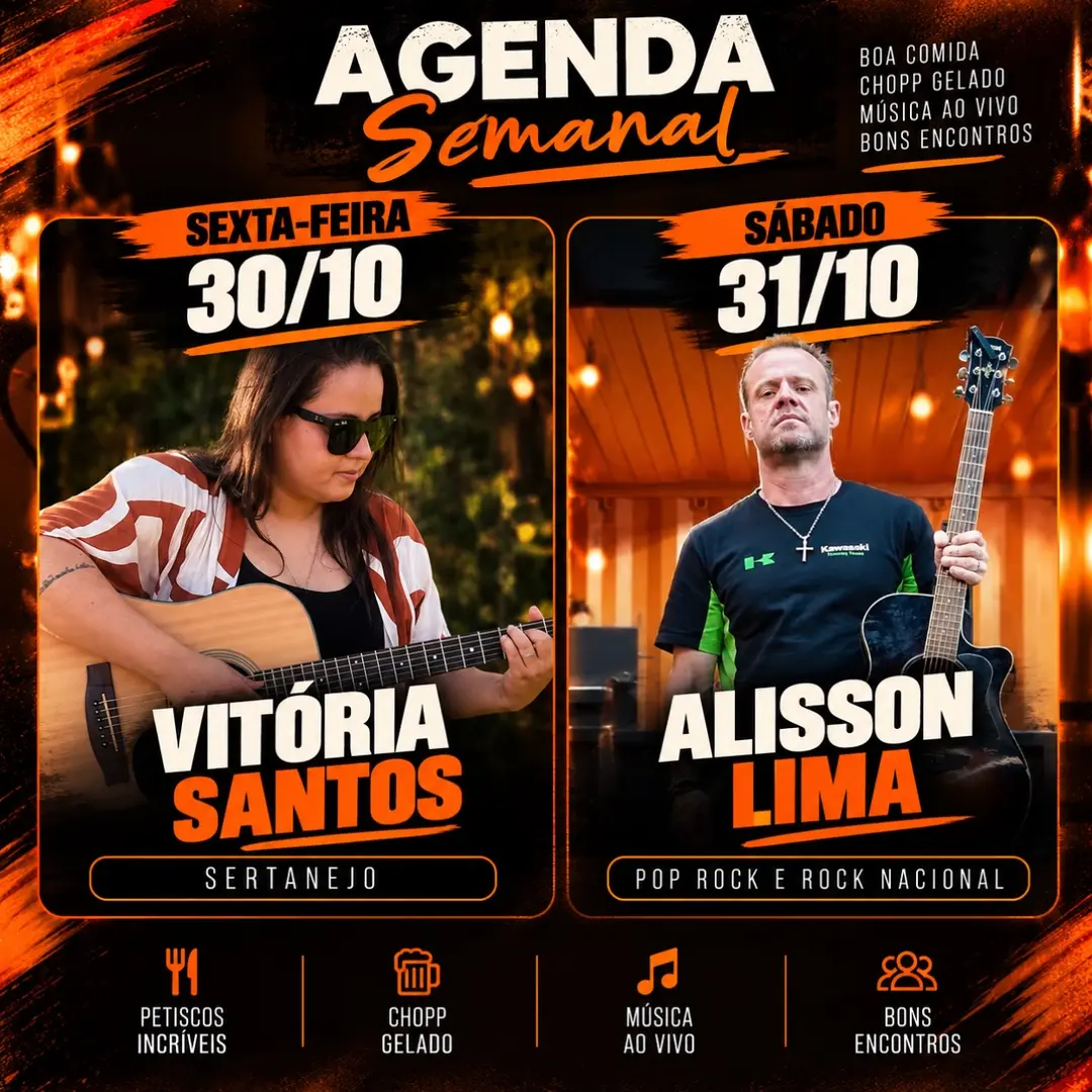 Flyer de Vitória Santos