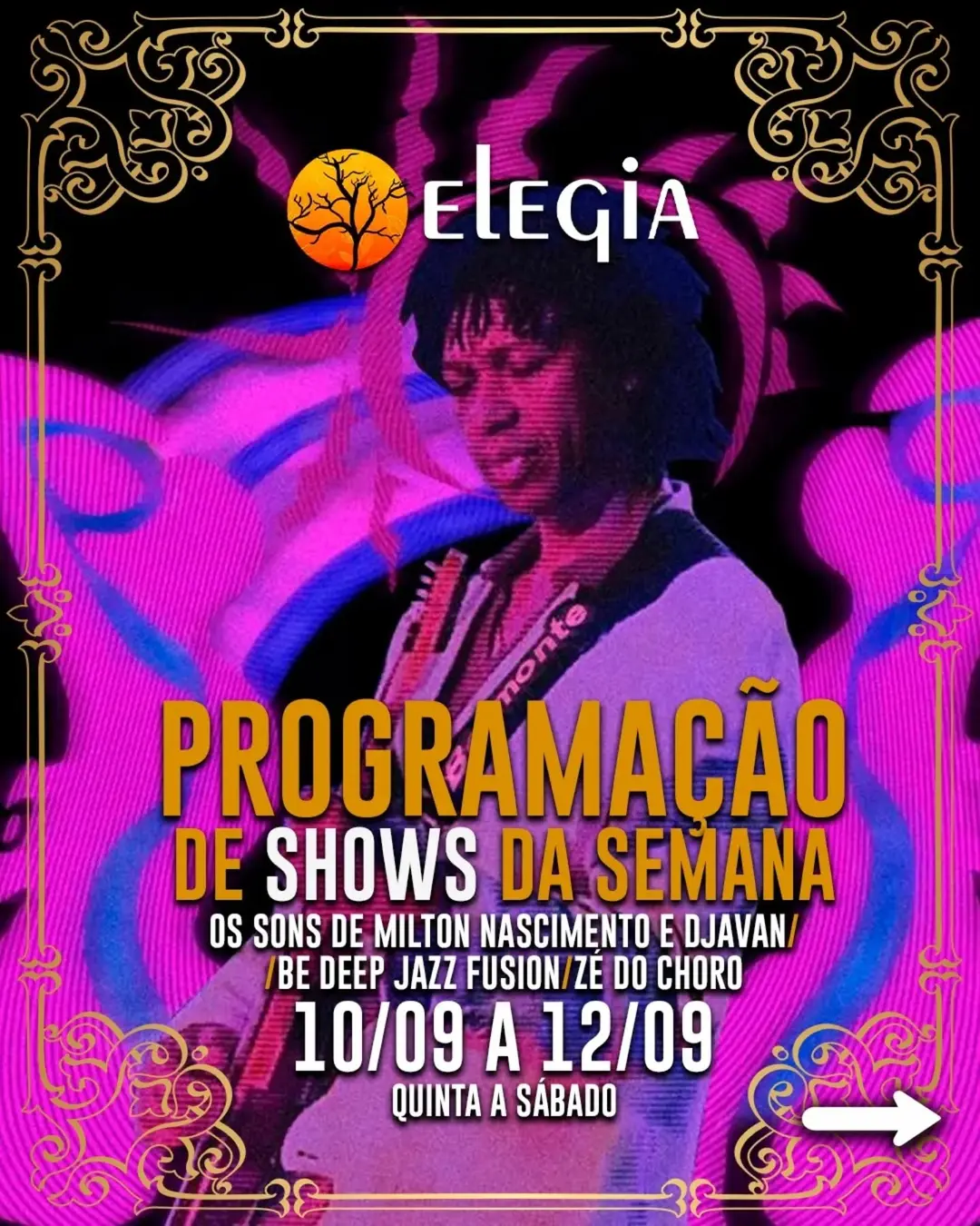 Flyer de Be Deep e BRABOS do Fusion goiano