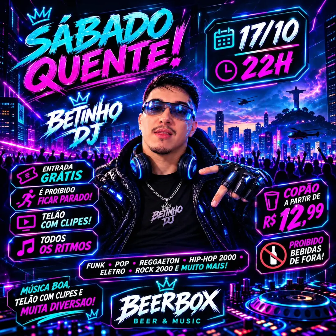 Flyer de Betinho DJ