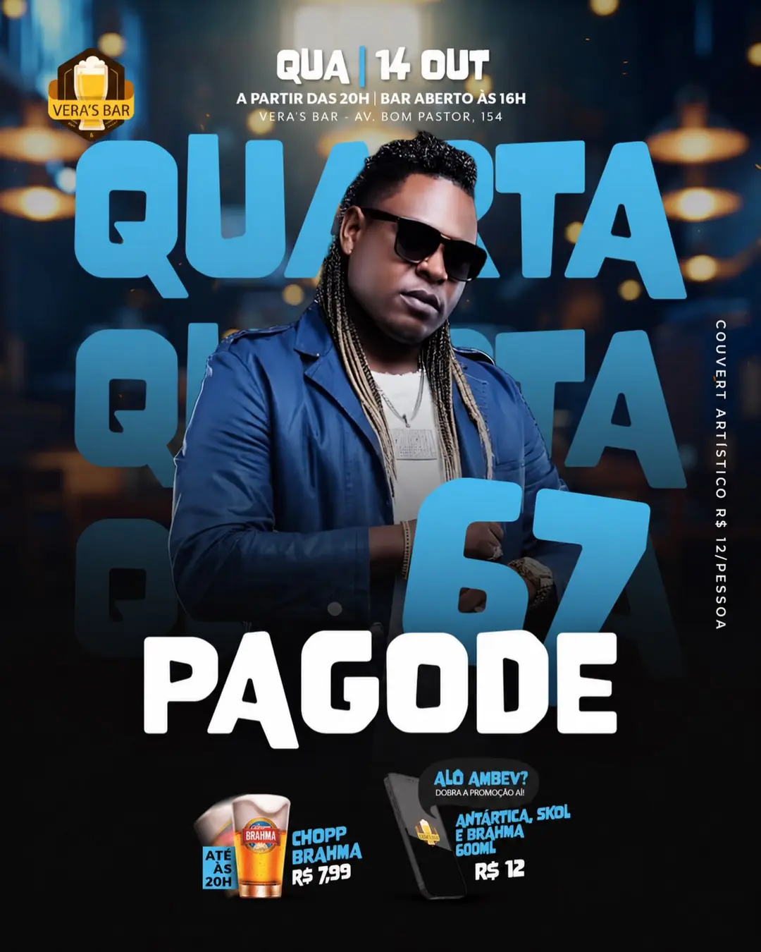 Flyer de Pagode 67