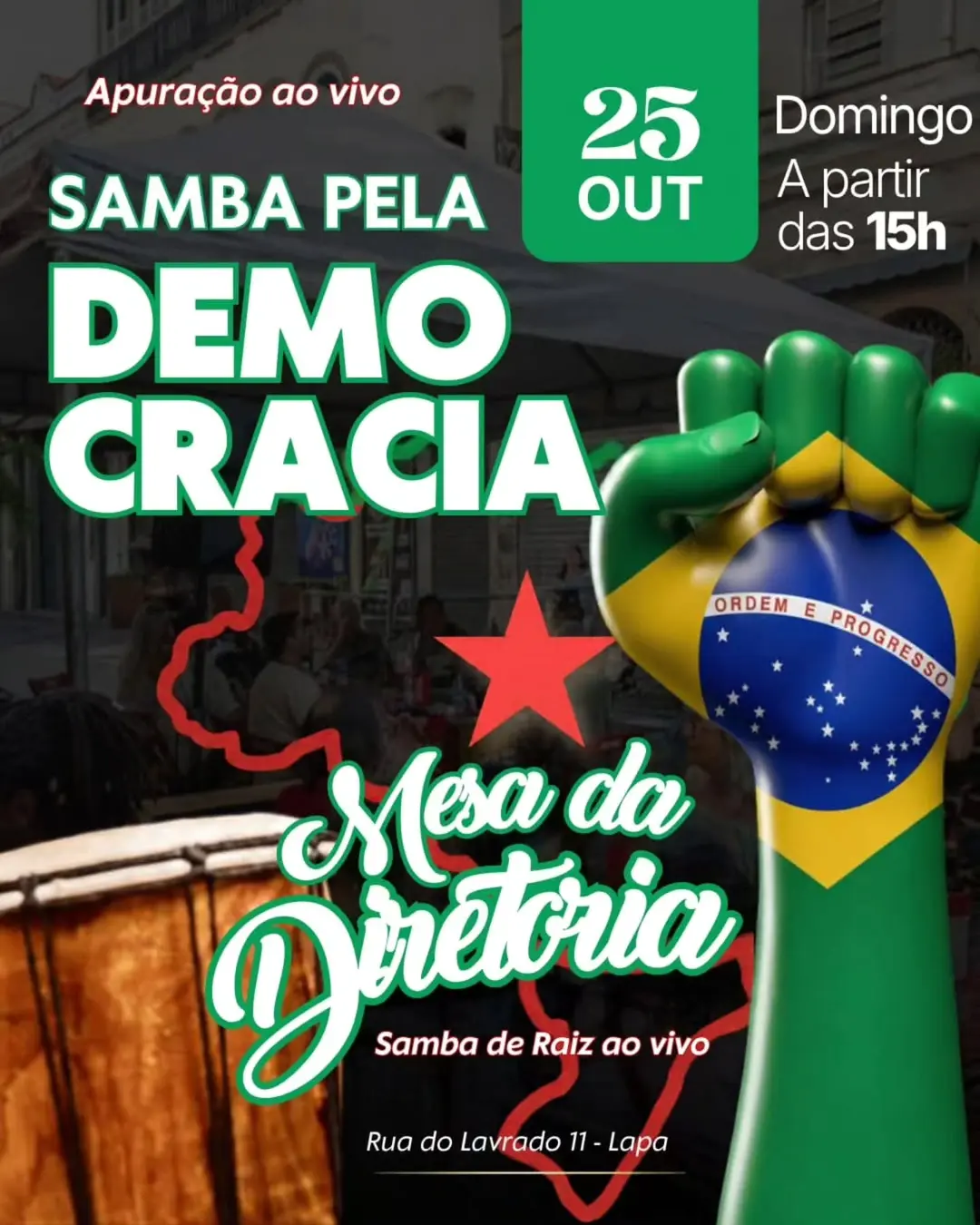 Flyer de Mesa da Diretoria