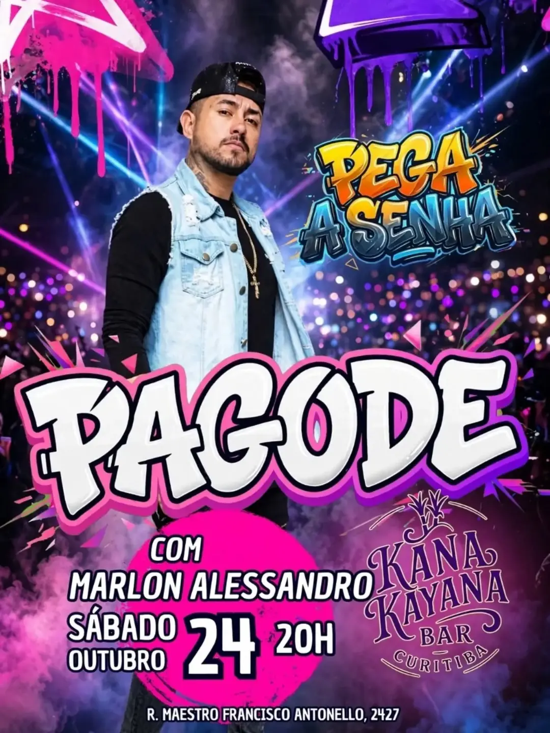 Flyer de Marlon Alessandro