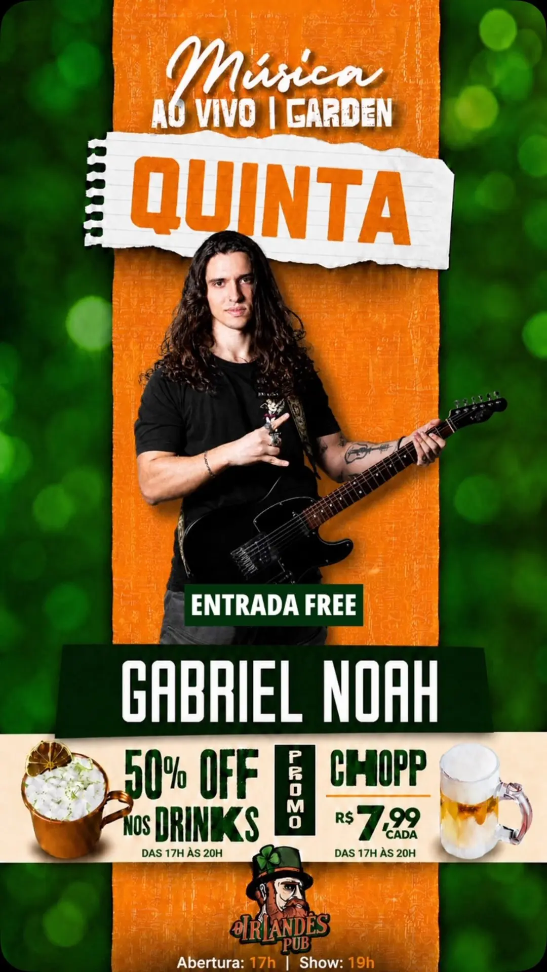 Flyer de Gabriel Noah
