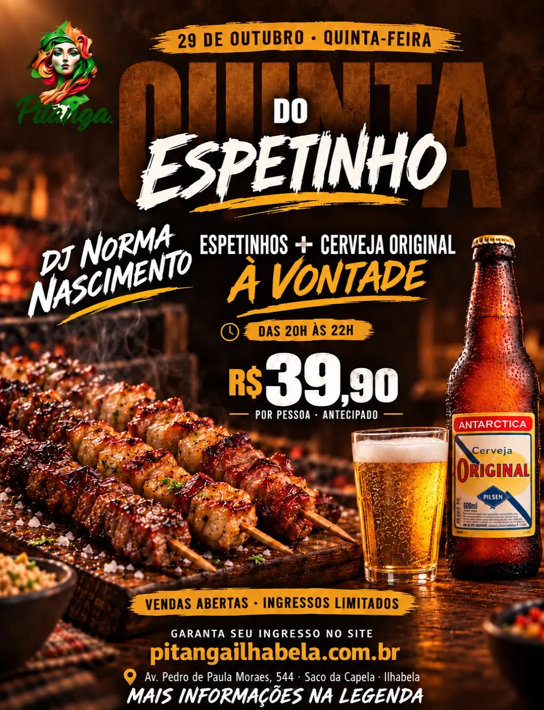 Flyer de DJ Norma Nascimento