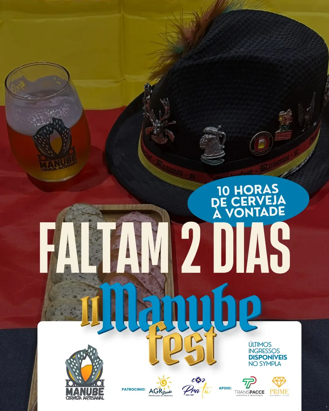 Flyer de Banda Arquivo Nacional