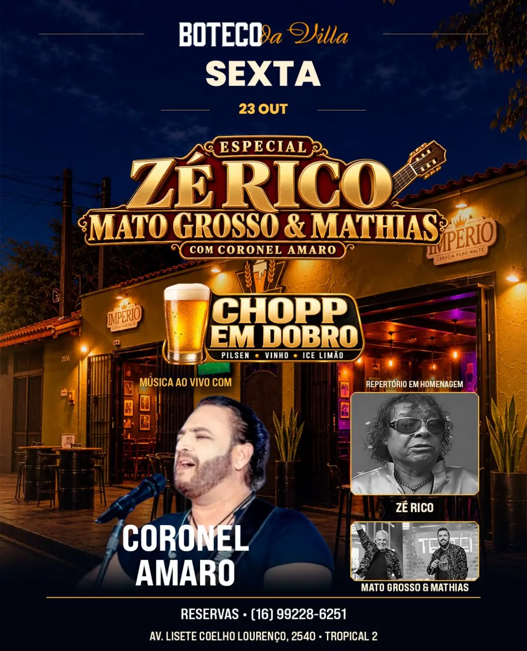 Flyer de Coronel Amaro