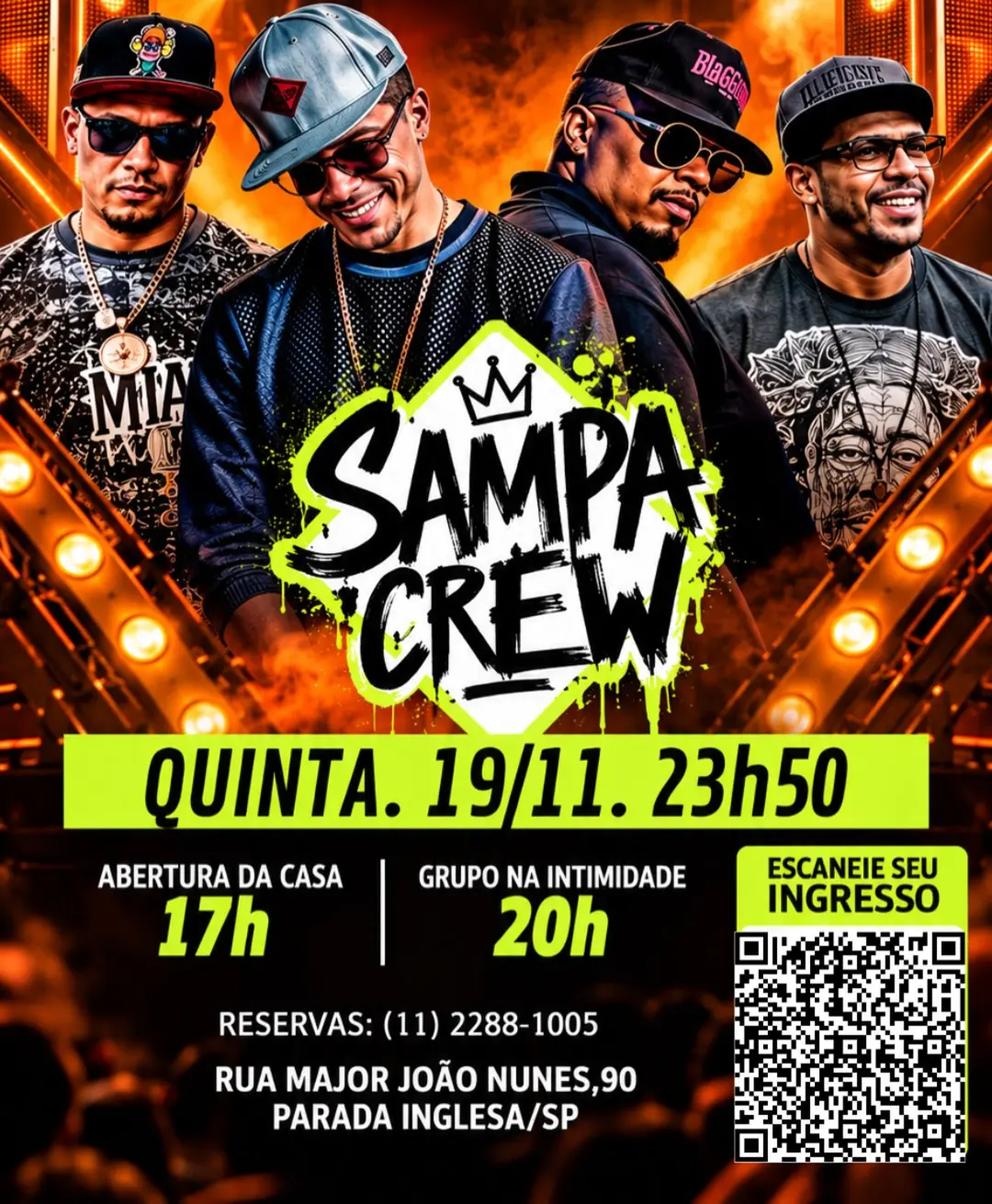 Flyer de Sampa Crew