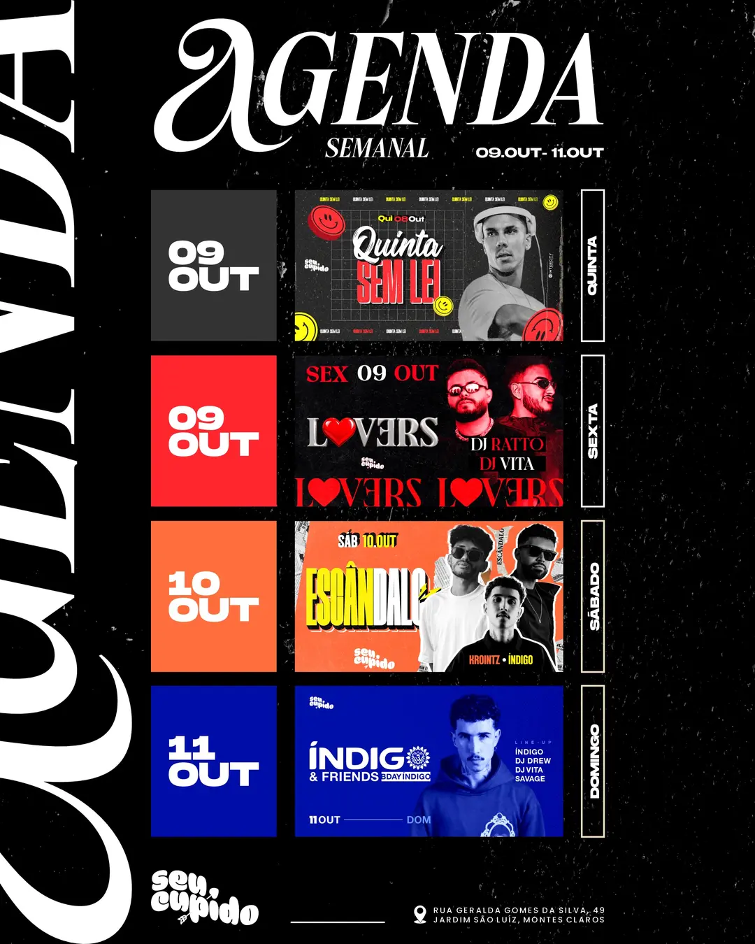 Flyer de Índigo e Krointz