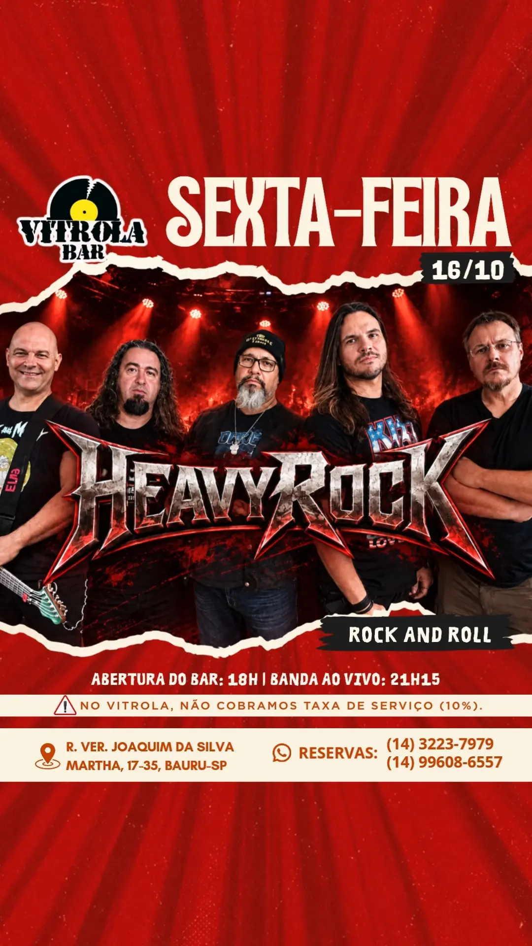 Flyer de Heavy Rock
