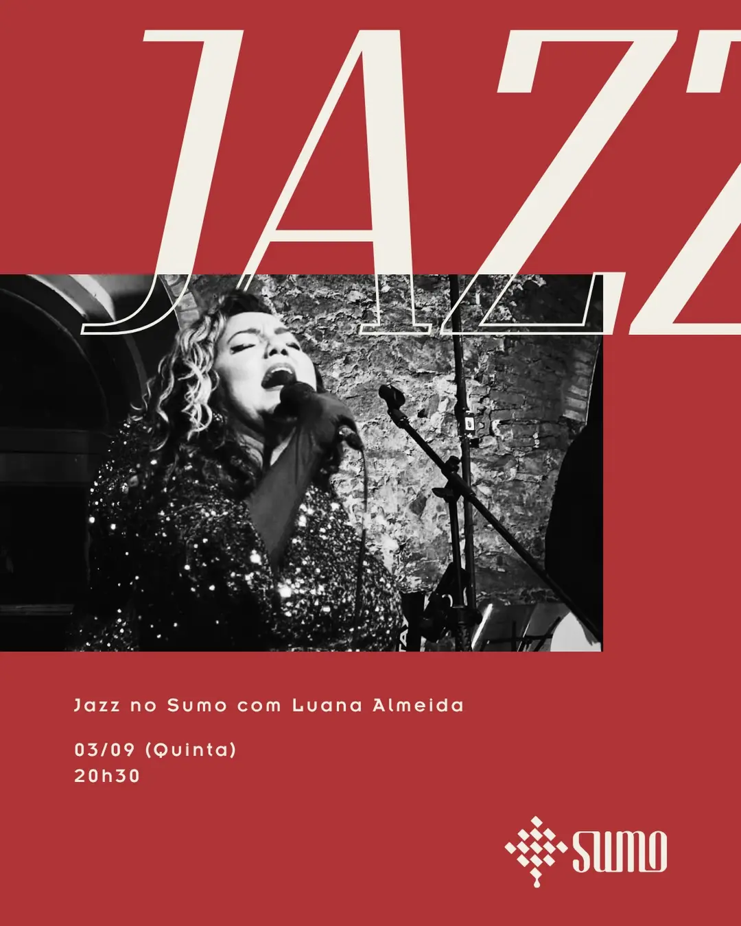 Flyer de Luana Almeida