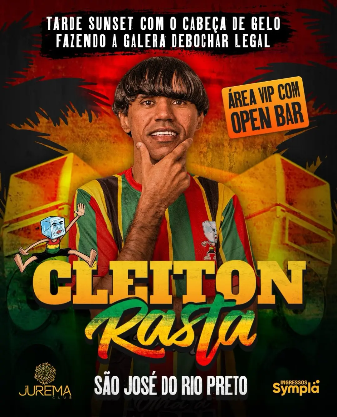 Flyer de Cleiton Rasta