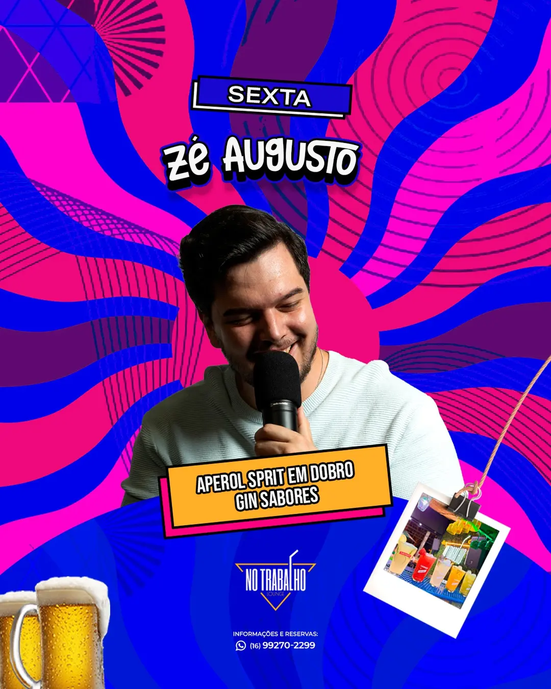 Flyer de Zé Augusto