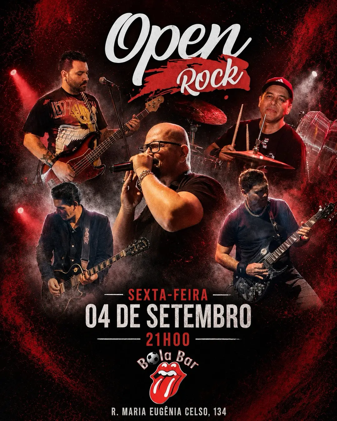Flyer de Banda OpenRock e André