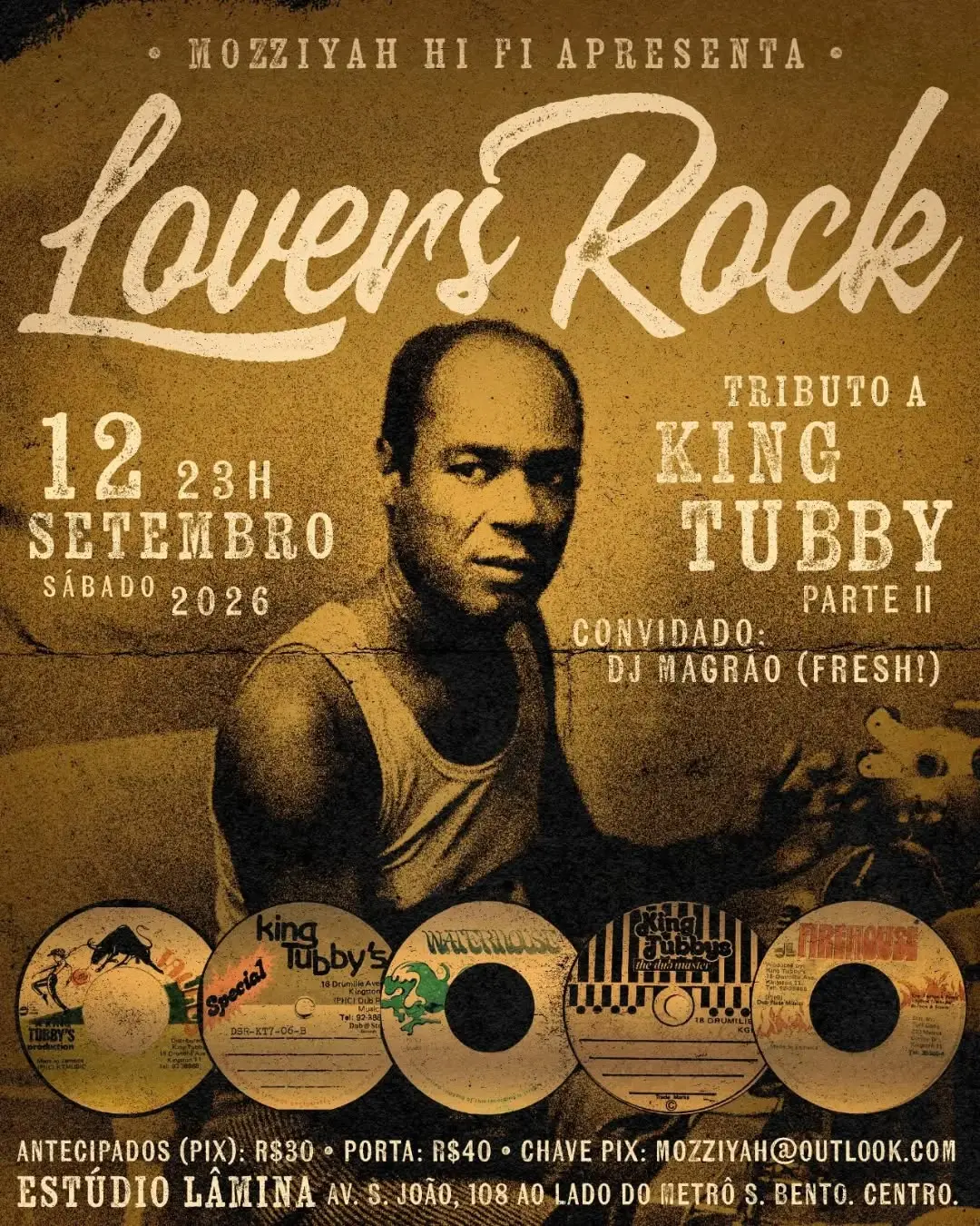 Flyer de Mozziyah Hi Fi, Ricardo H Fernandes e mais 5 artistas