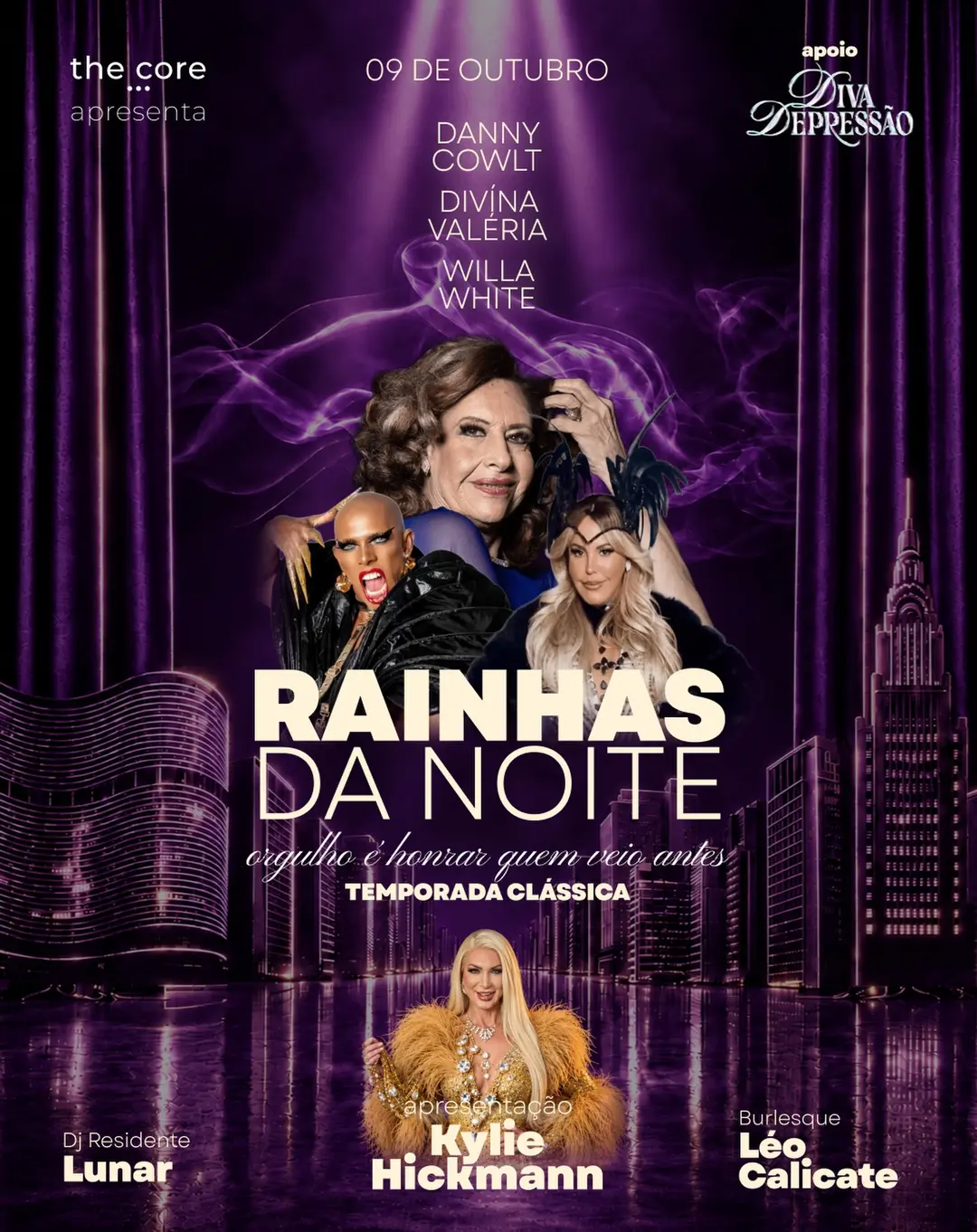 Flyer de Valeria Fernandez Gonzalez, willawhitee e dannycowlt