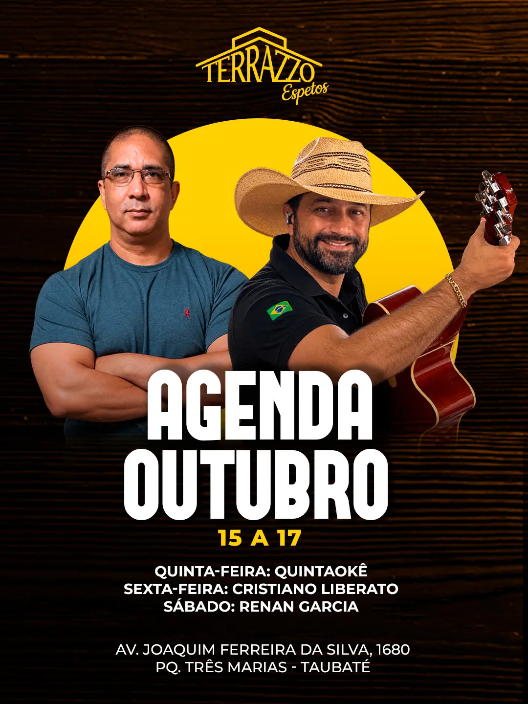 Flyer de Renan Garcia