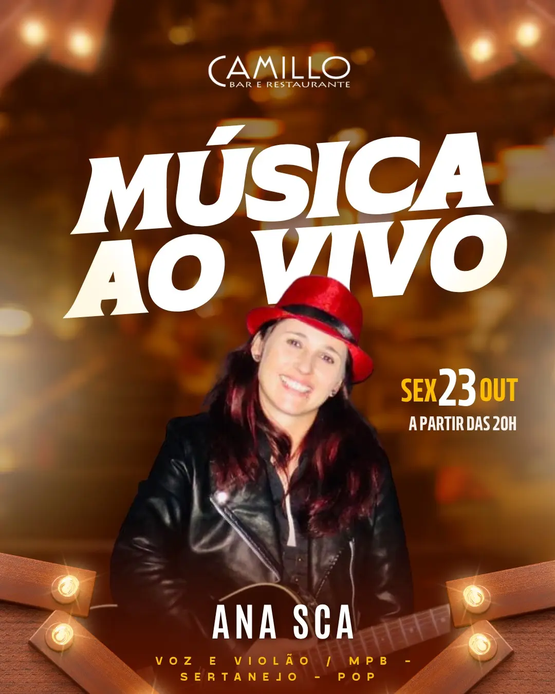 Flyer de Ana Sca