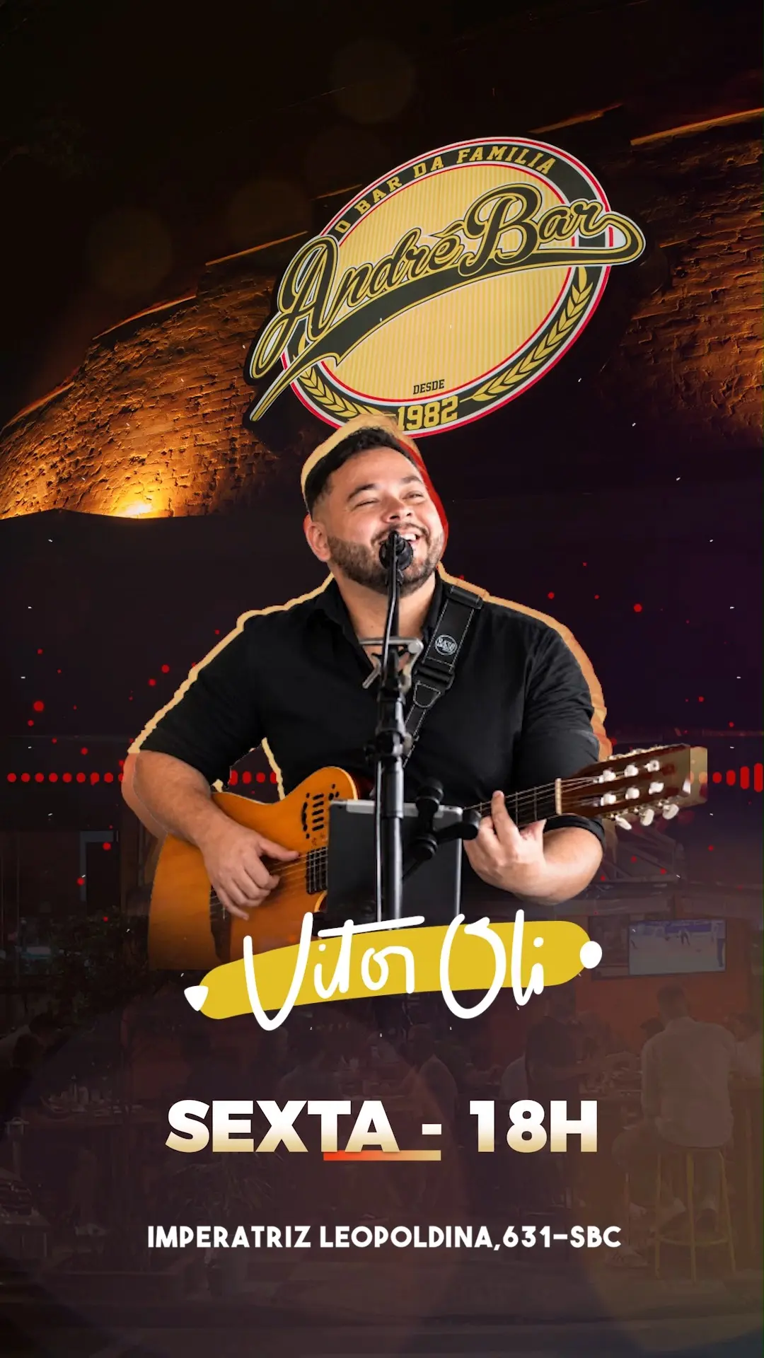 Flyer de Vitor Oli