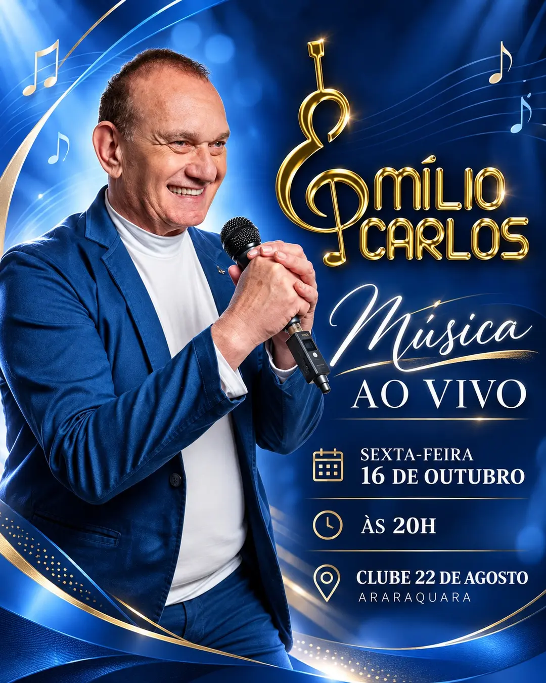 Flyer de Emilio Carlos
