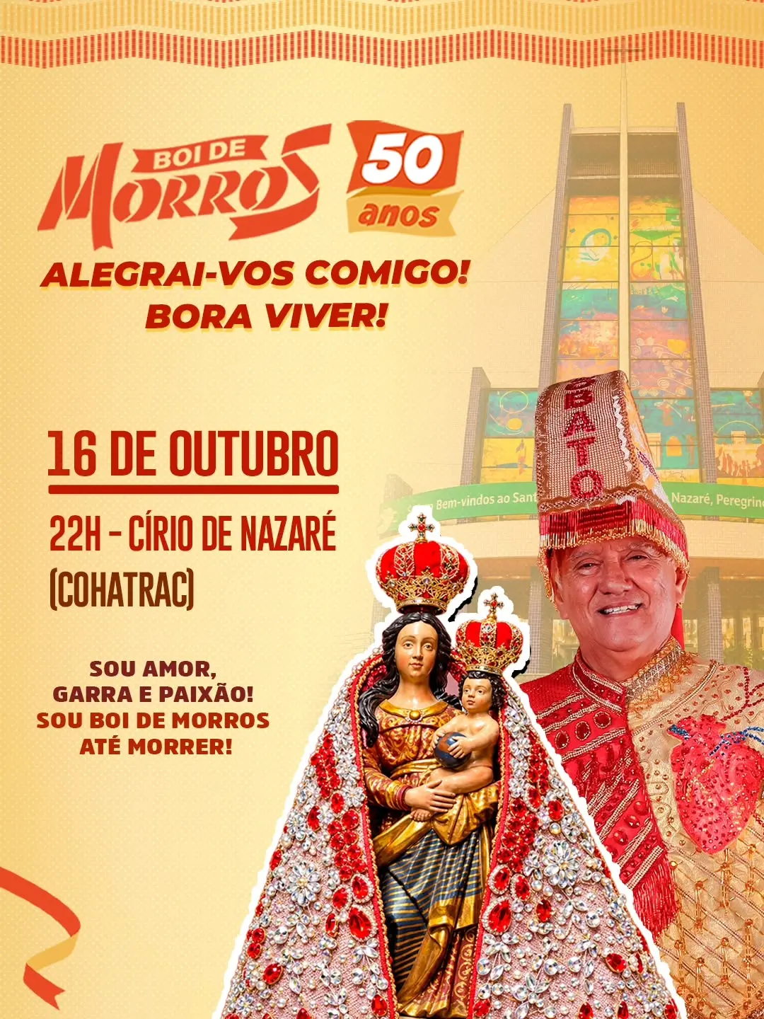 Flyer de Boi de Morros