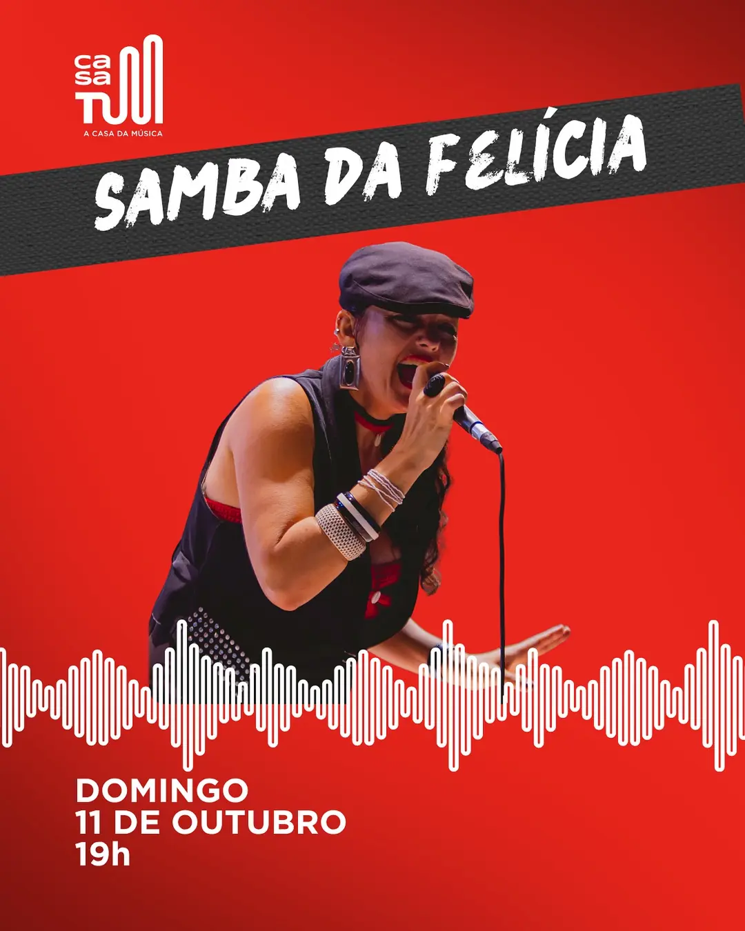Flyer de Samba da Felícia