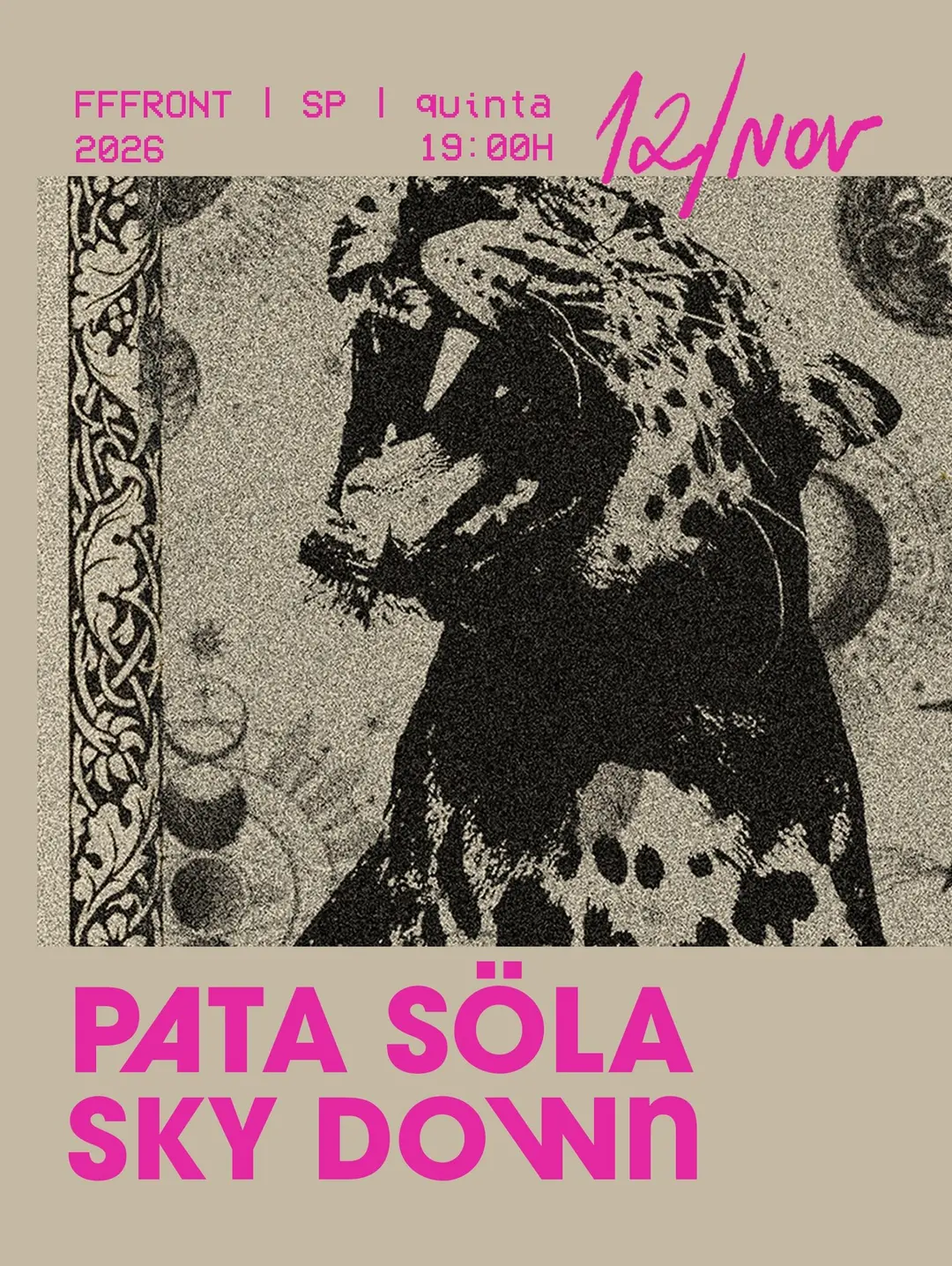Flyer de Pata Söla e Sky Down