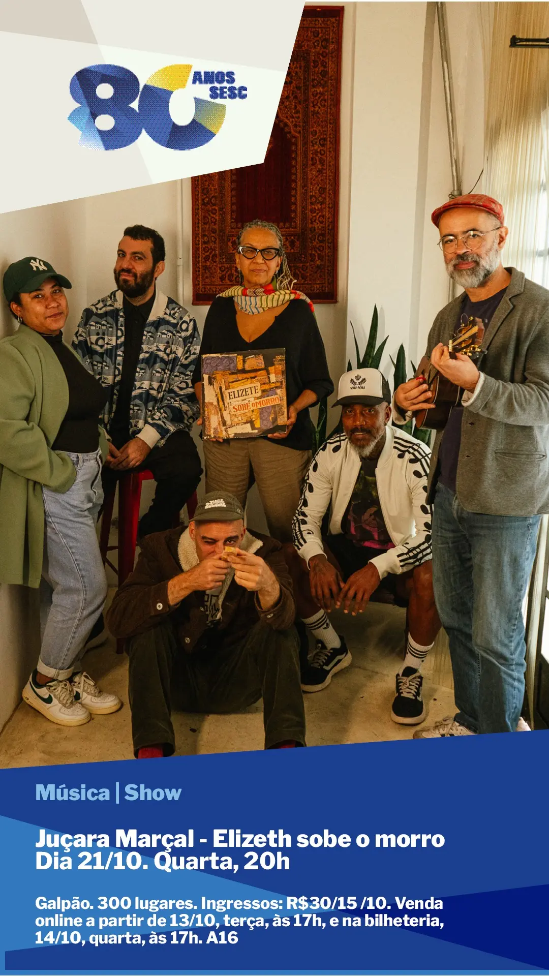 Flyer de Juçara Marçal