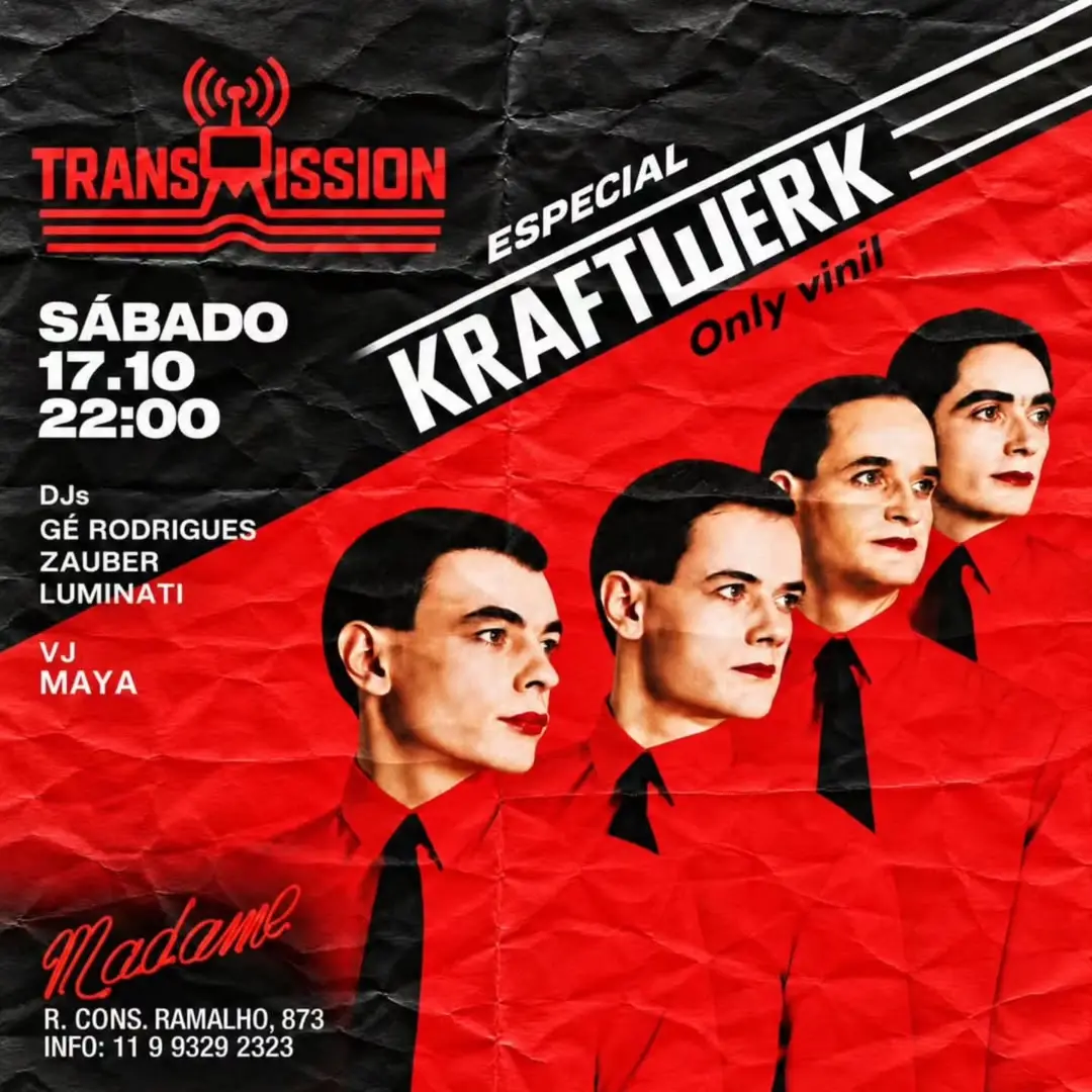 Flyer de DJ Gé Rodrigues