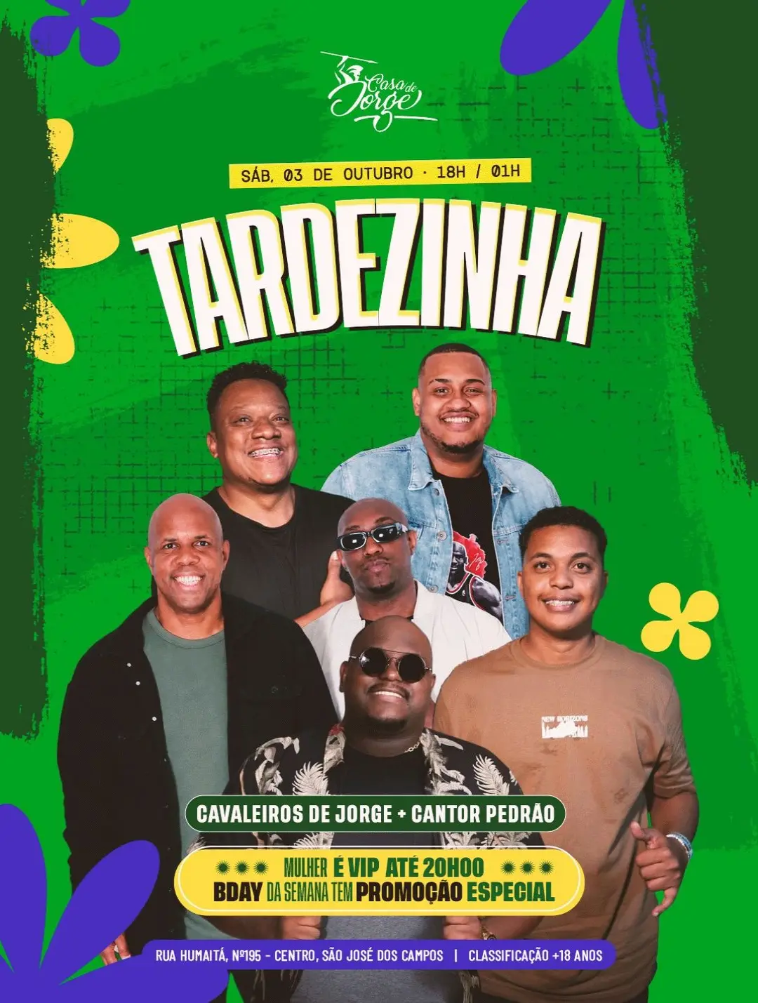 Flyer de Cavaleiros de Jorge e cantorpedrao