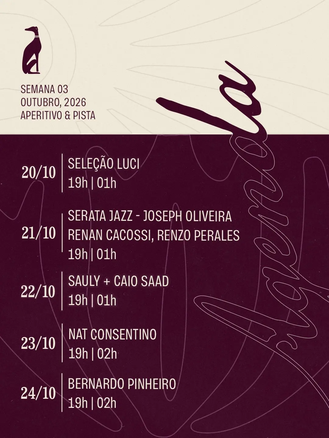Flyer de Bernardo Pinheiro