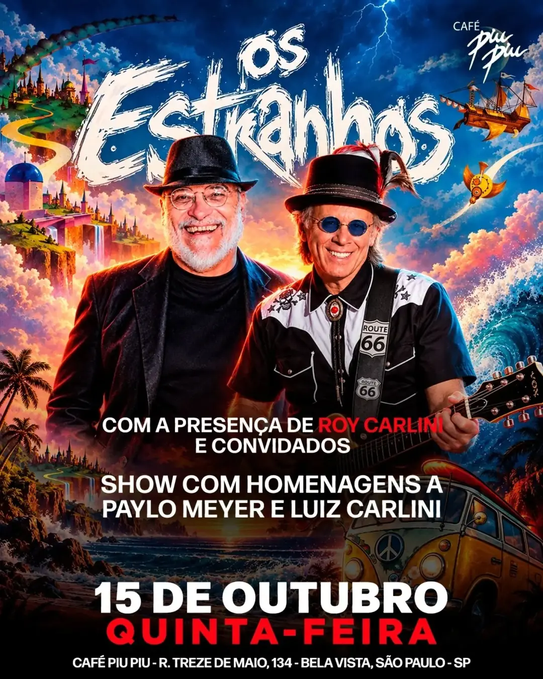 Flyer de Os Estranhos