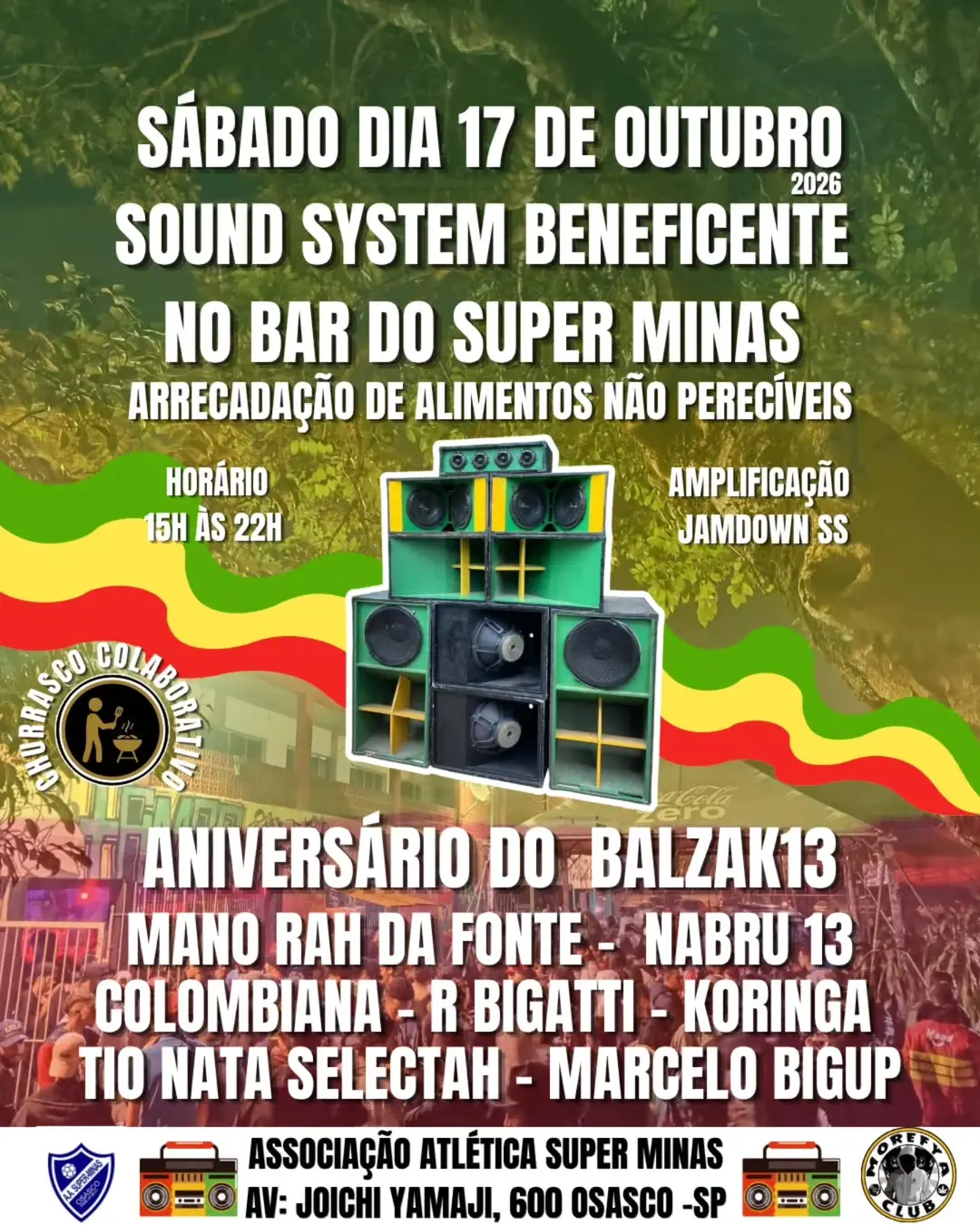 Flyer de Mariana Vale, Rafael Senna, Nabru 13 e mais 4 artistas