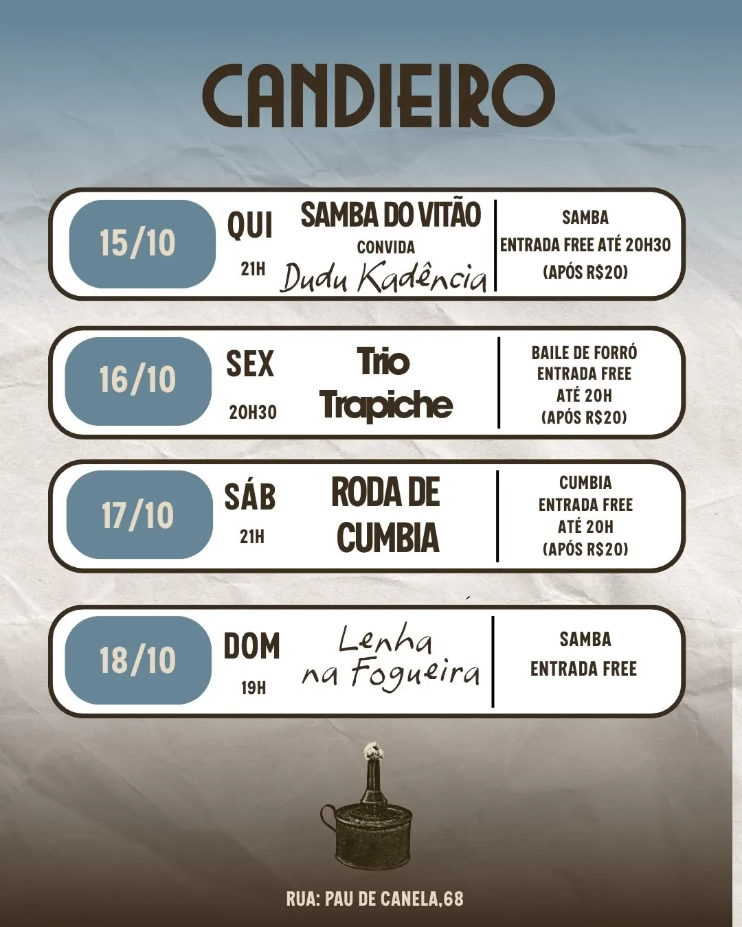 Flyer de Trio Trapiche