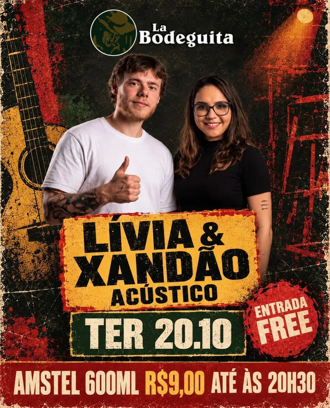 Flyer de Lívia & Xandão