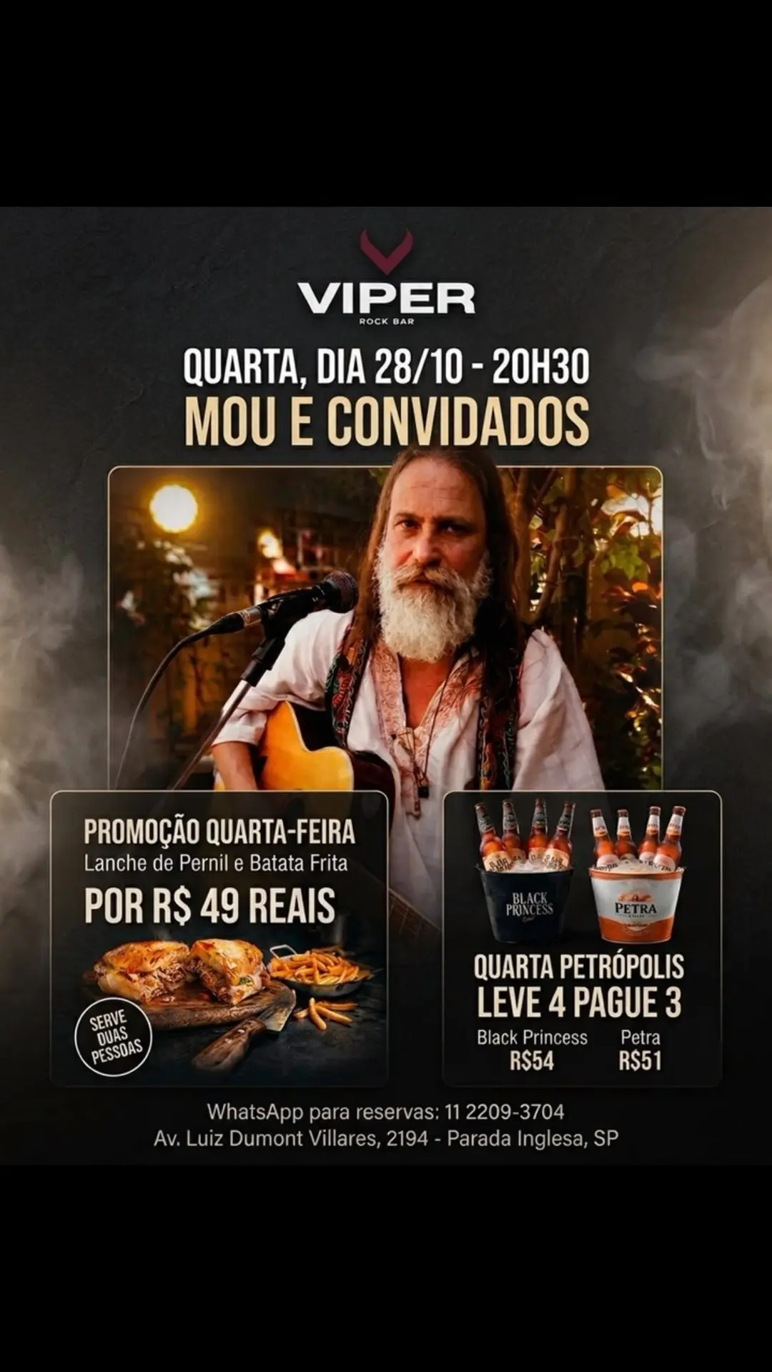 Flyer de Mou Acústico