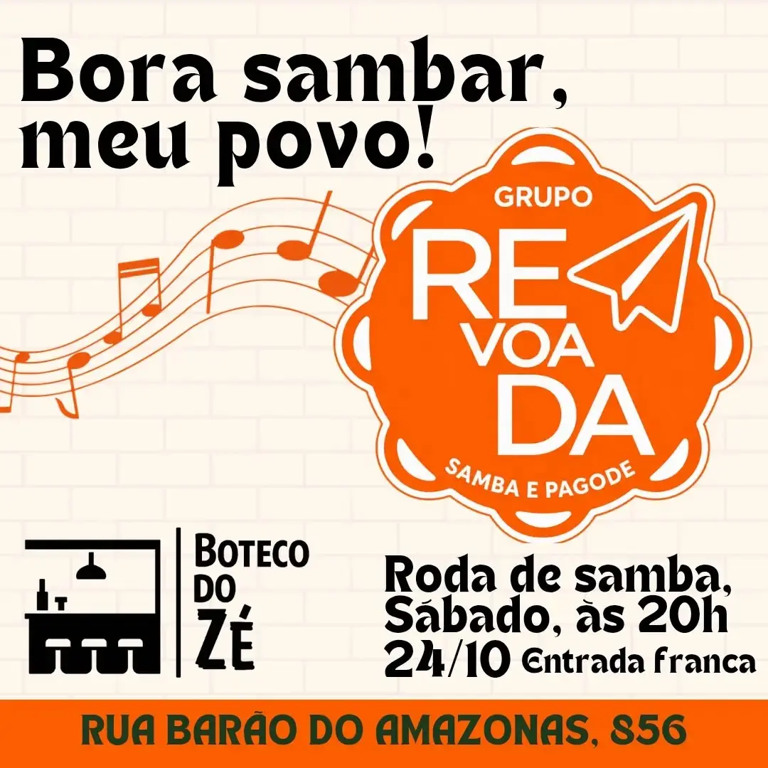 Flyer de Grupo Revoada