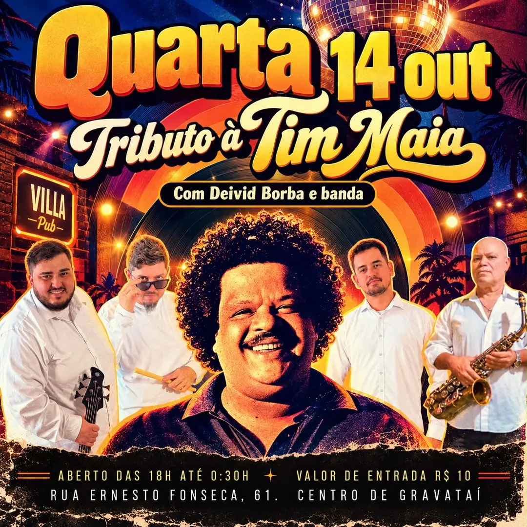Flyer de Deivid Borba