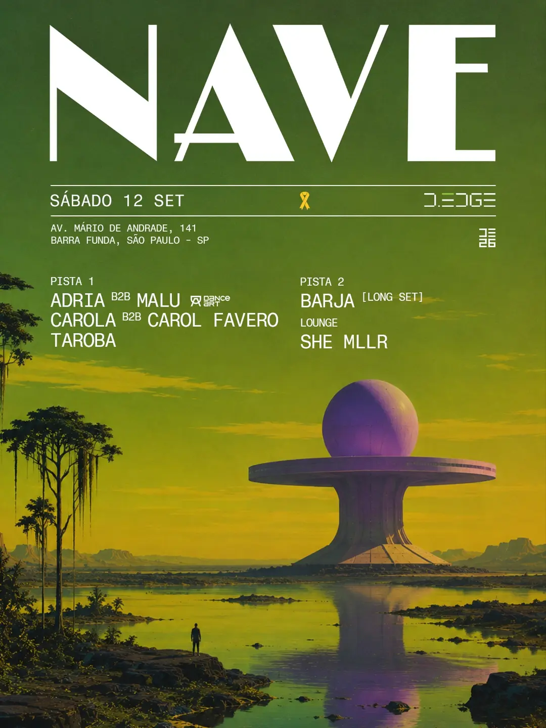 Flyer de Adrìa, Taroba, malumalu____ e mais 5 artistas