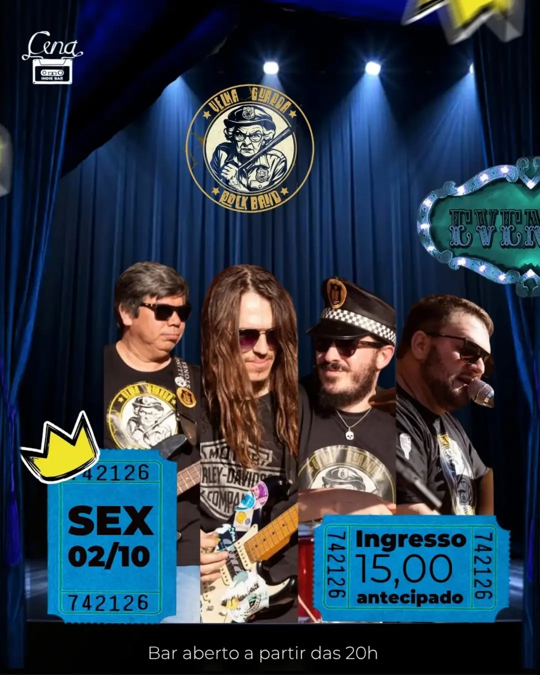 Flyer de Banda Velha Guarda