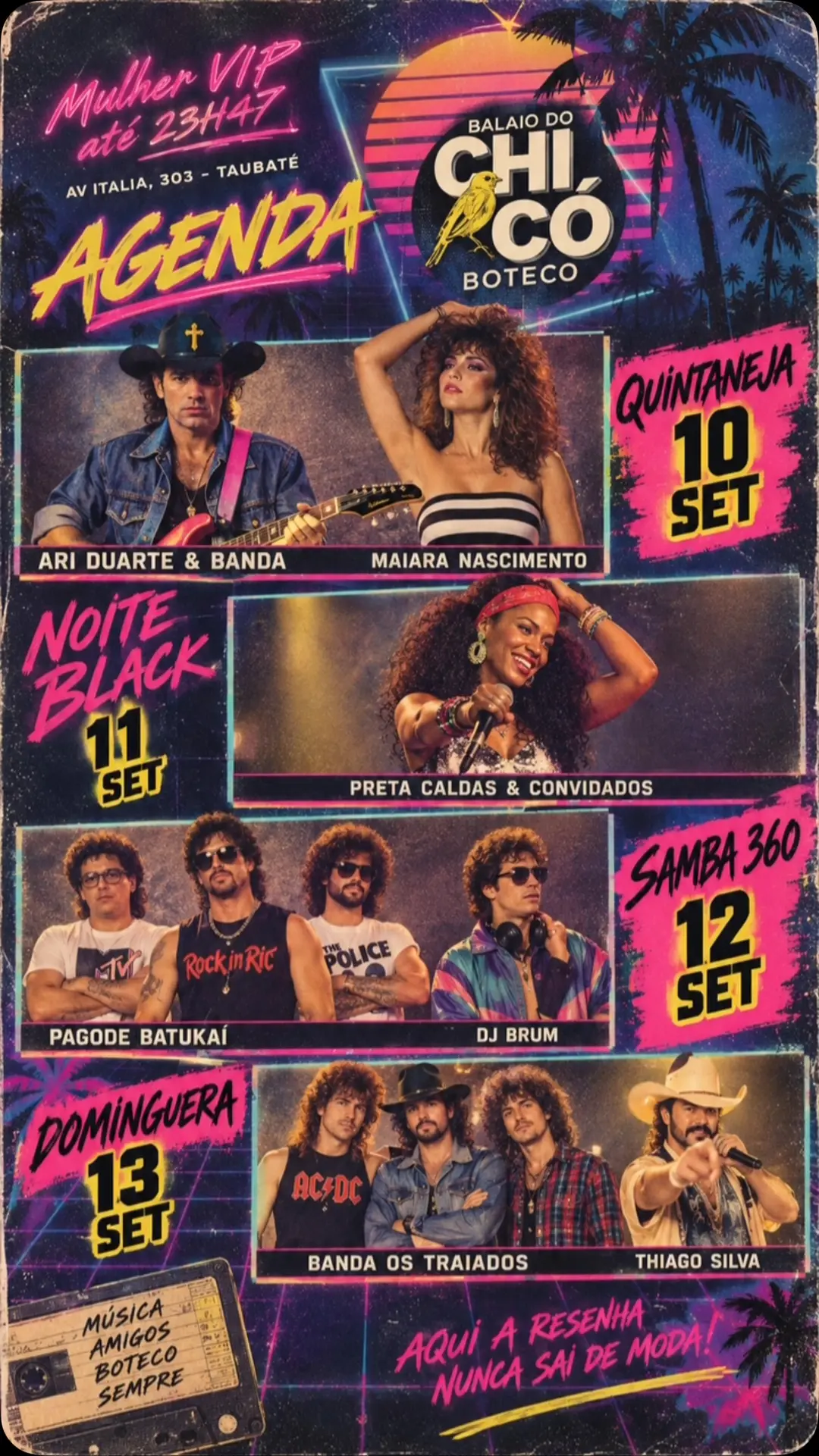 Flyer de Maiara Nascimento e Ari Duarte & Banda