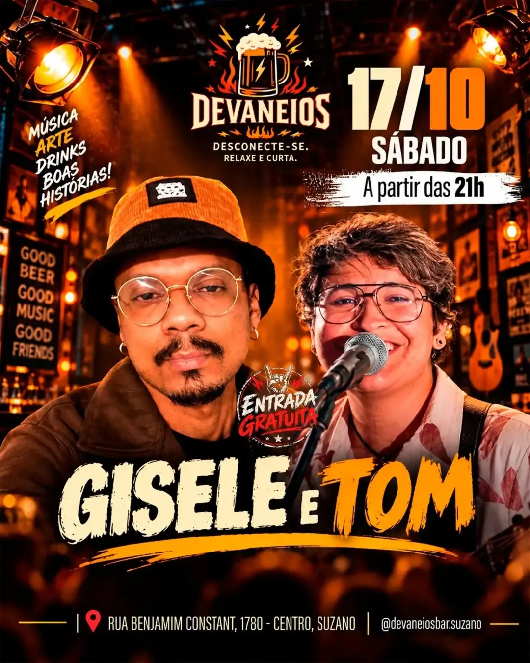 Flyer de Gisele & Tom
