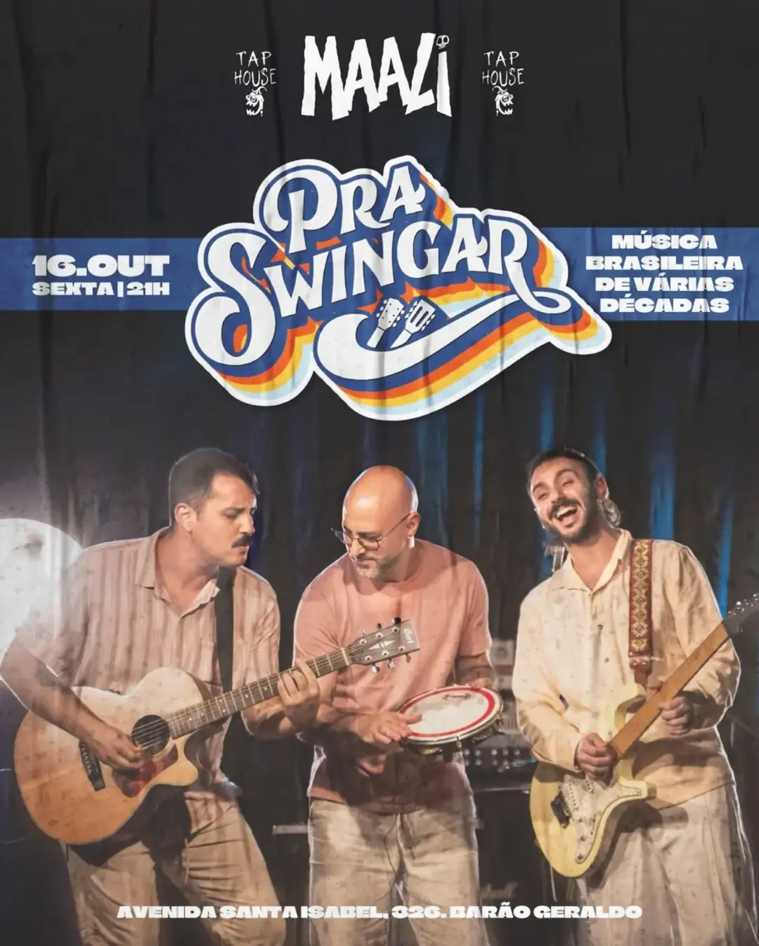 Flyer de Pra Swingar