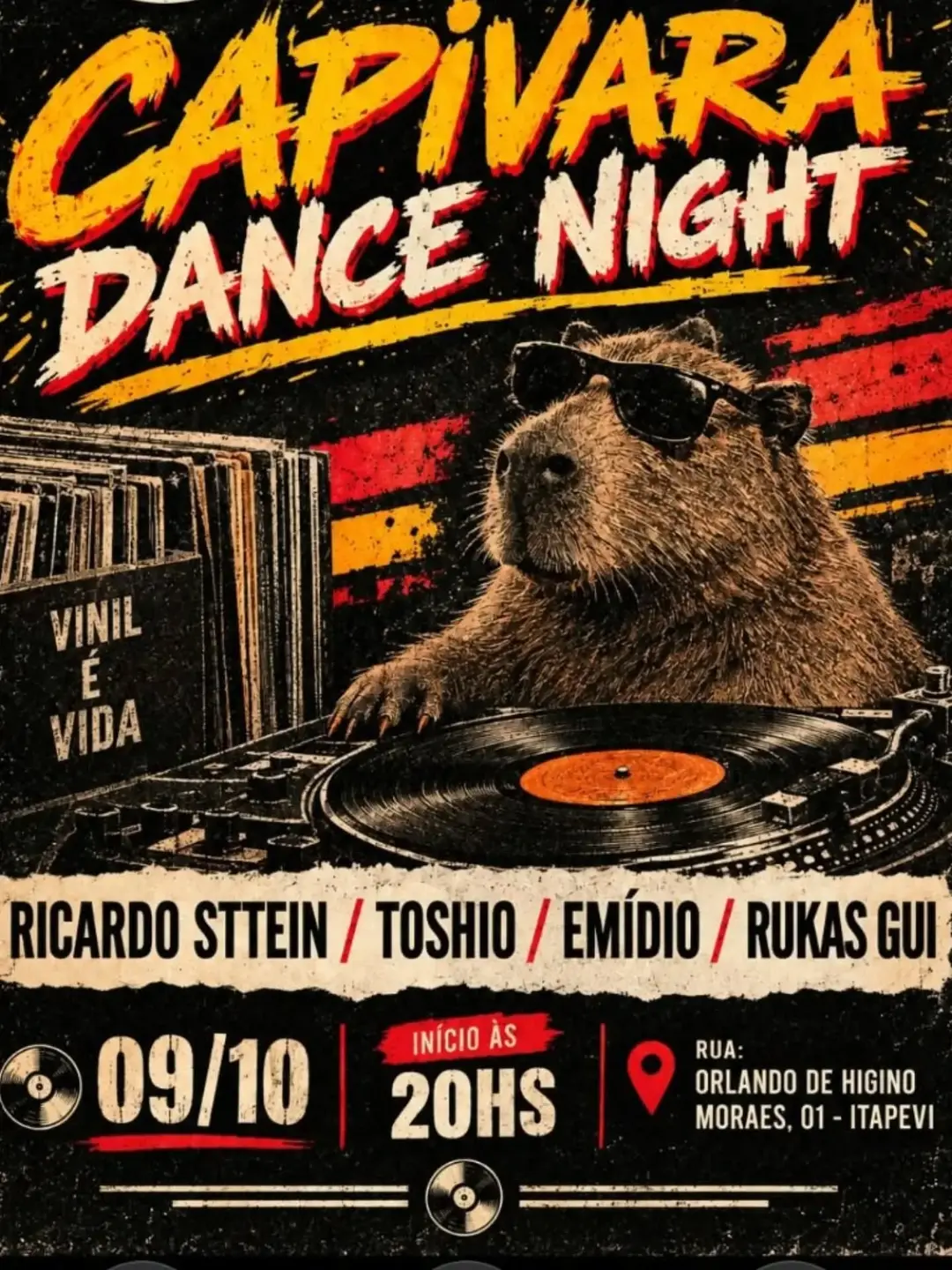 Flyer de Ric4rd087, 6veis, Emiidjow e Gui Rukas