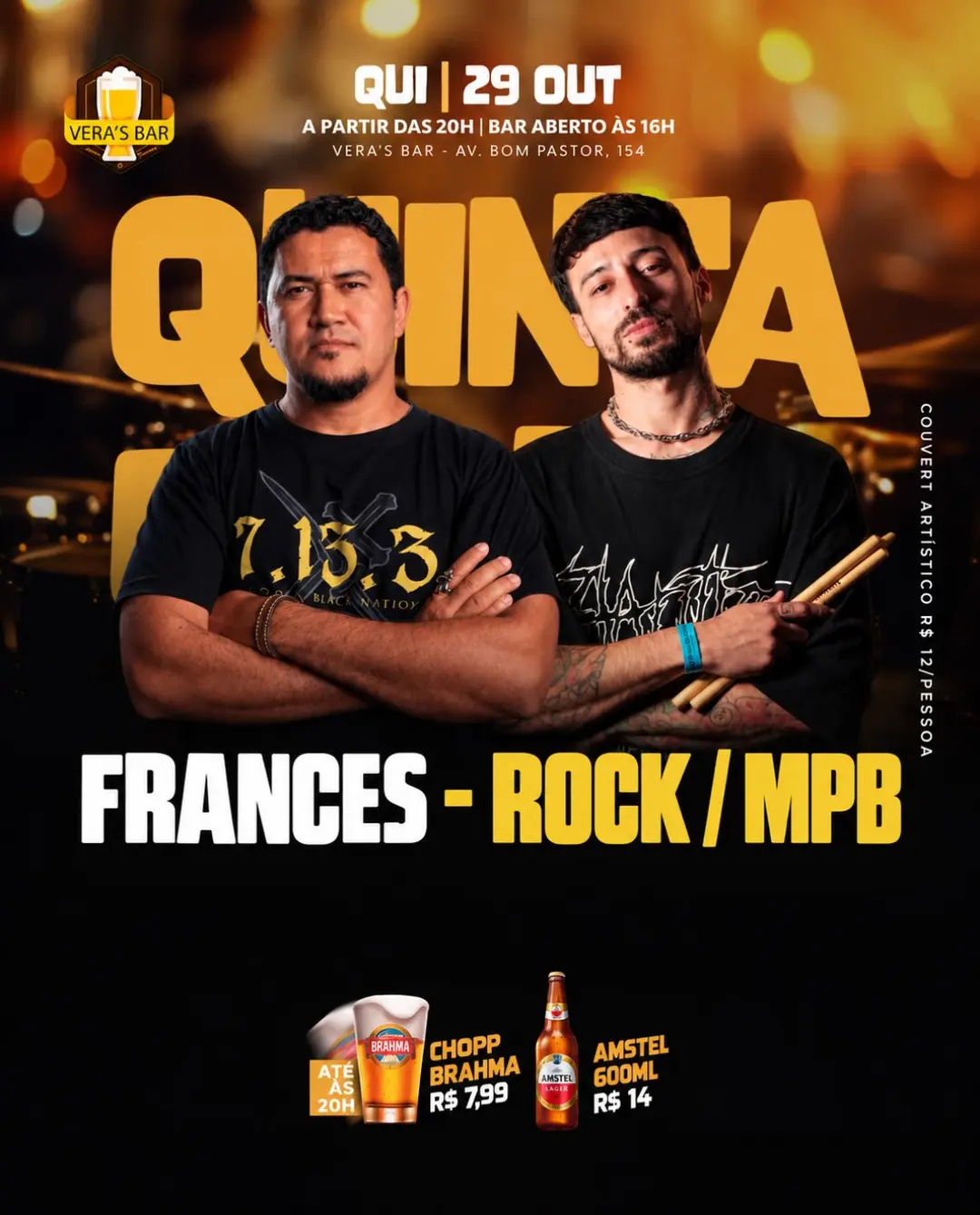 Flyer de Frances Silva
